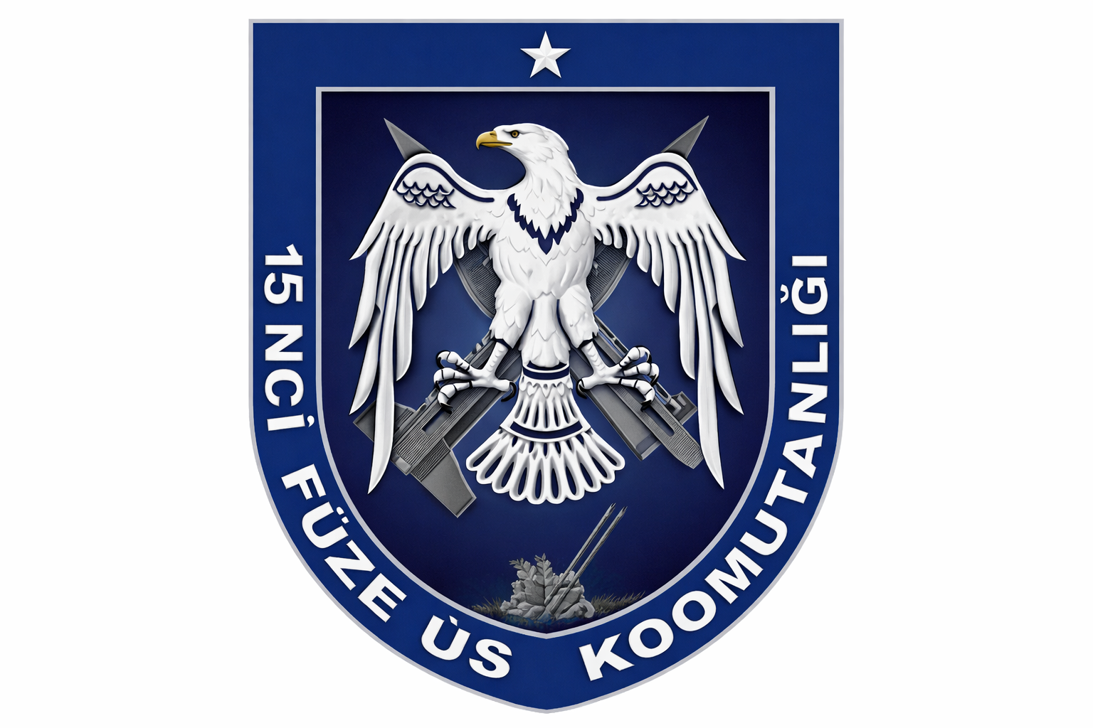 15 İNCİ FÜZE ÜS KOMUTANLIĞI Logosu